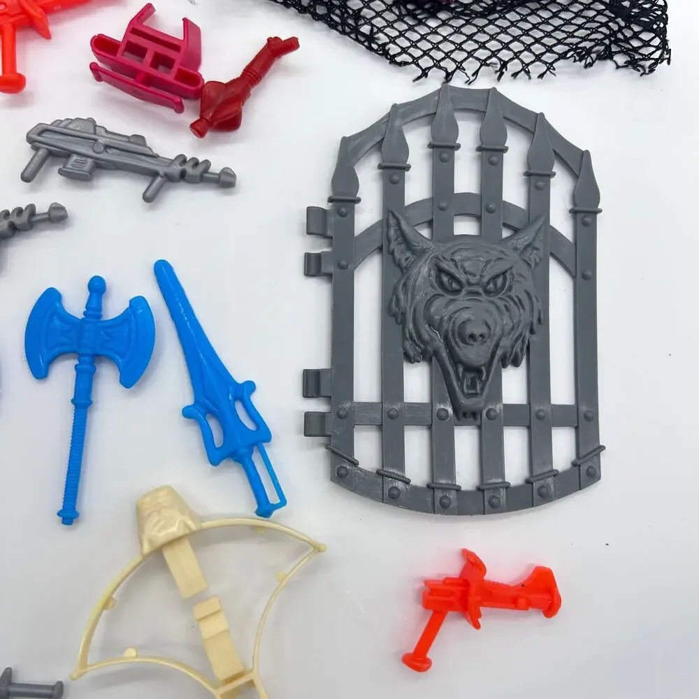 Vintage MOTU He-Man Weapons Accessories Lot Swords Masters of the Universe Toys